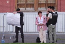 На Манежной площади в Москве задержали пинсионерку, которая выступала в защиту заповедника «Горы Бештау»