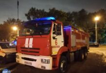 В Москве на Кусковской улице горят складские помещения