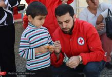 Первая группа беженцев из Арцаха (Нагорного Карабаха)