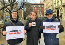 В Италии прошла серия пикетов в поддержку Навального