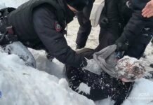 Лицом в снег! Руки за спину! Как разгоняют акции памяти Навального в Москве