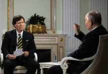 Жителям Вологды в День всех влюбленных бесплатно покажут интервью Путина Такеру Карлсону