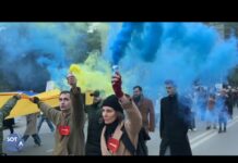 Акции россиян, украинцев и грузин на годовщину войны из Тбилиси