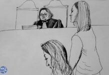 Родные, друзья и защитники Олега Орлова на судебном заседании по оспариванию его «иноагентства»