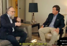 Такер Карлсон опубликовал интервью с российским философом Александром Дугиным