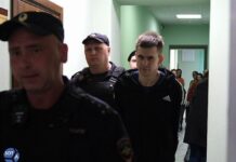 К 25 годам лишения свободы приговорили бармена Владимира Малину по статье о госизмене и диверсии на железной дороге