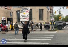 Больше никогда? Акция ко Дню Победы в Нью-Йорке