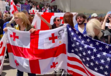 В Тбилиси не утихают протесты на фоне готовящегося закона «об иноагентах»