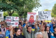 Украинские активисты в Германии требуют от немецкого правительства поставку оружия и систем ПВО в Украину