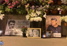 Фотография Анны Политковской появилась на Немцовом мосту