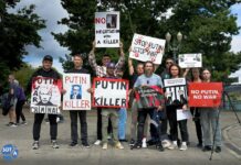 «Поддержать тех, кто находится под преследованием или в тюрьмах». Митинг в поддержку политзаключенных прошел в США