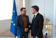 Илья Яшин встретился в Париже с Эмануэлем Макроном