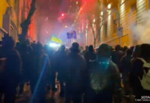 107 человек за ночь задержали в Тбилиси на протестах против результатов парламентских выборов