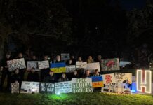 В Лос-Анджелесе прошла акция памяти Алексея Навального