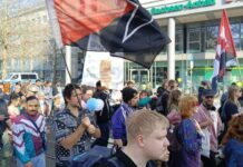 В Магдебурге участники манифестации поддержали российских политзаключенных