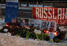 В Берлине прошла акция памяти Алексея Навального